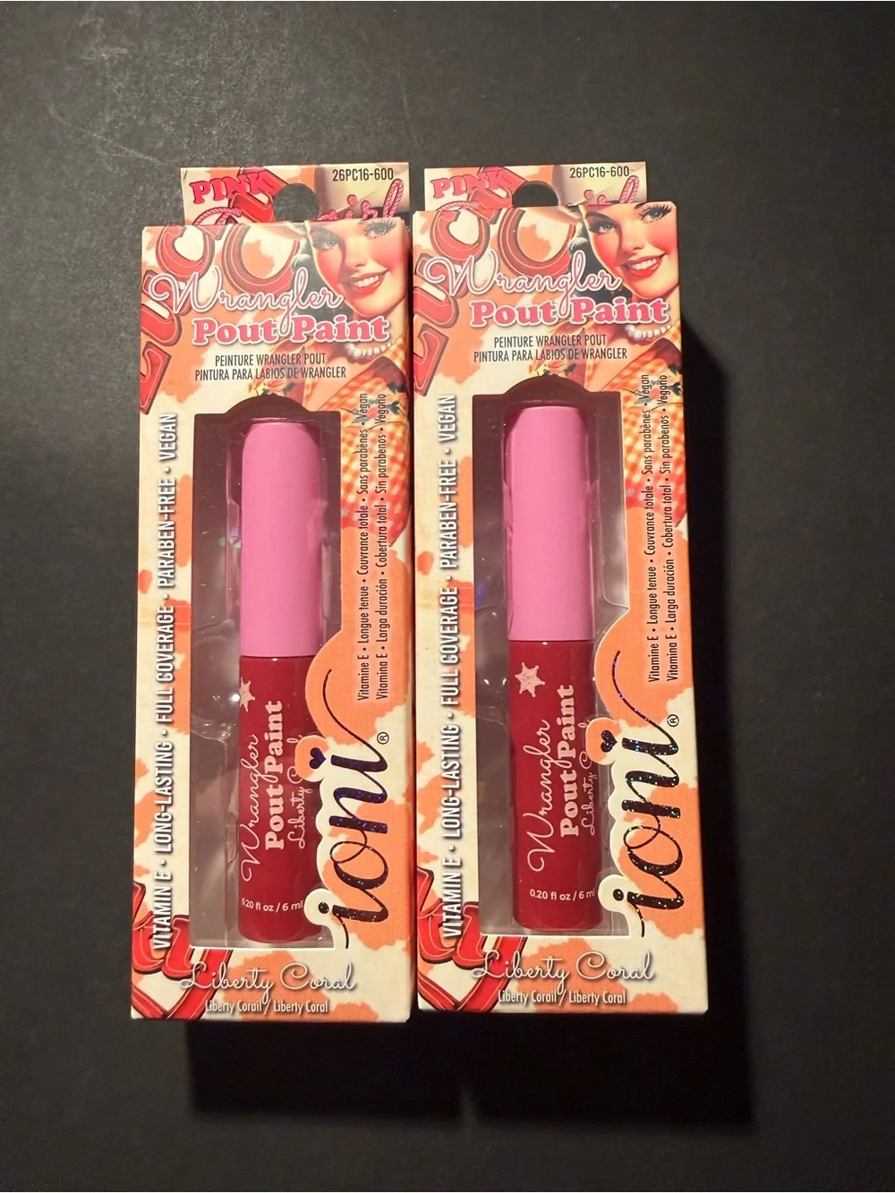Wrangler Pout Paint Lip Color - Pink Coral